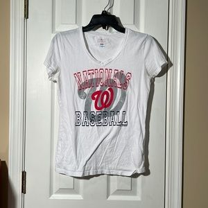Washington Nats Campus Lifestyle V-Neck Tee